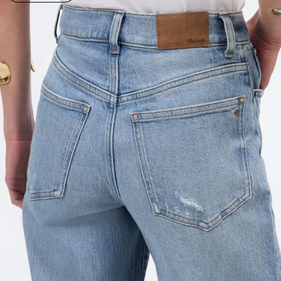 NWT Madewell Jeans The Perfect Vintage Wide-Leg Crop 31 - Picture 4 of 16